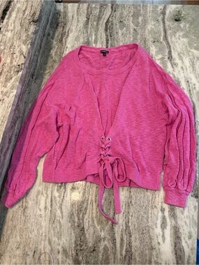 Express Pink Sweater Size Large